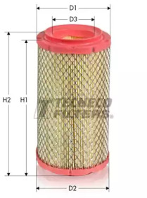 TECNECO FILTERS ar6051 -  Воздушный фильтр